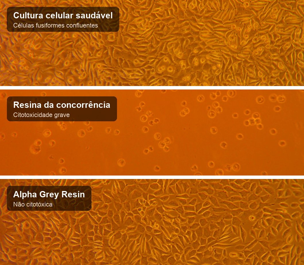 Certificada como segura para a pele